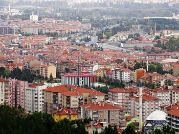 Aerial view of cityscape