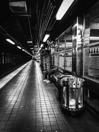 Illuminated underground walkway