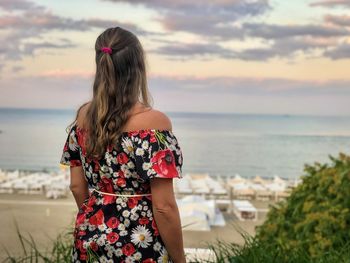 Woman on the beach