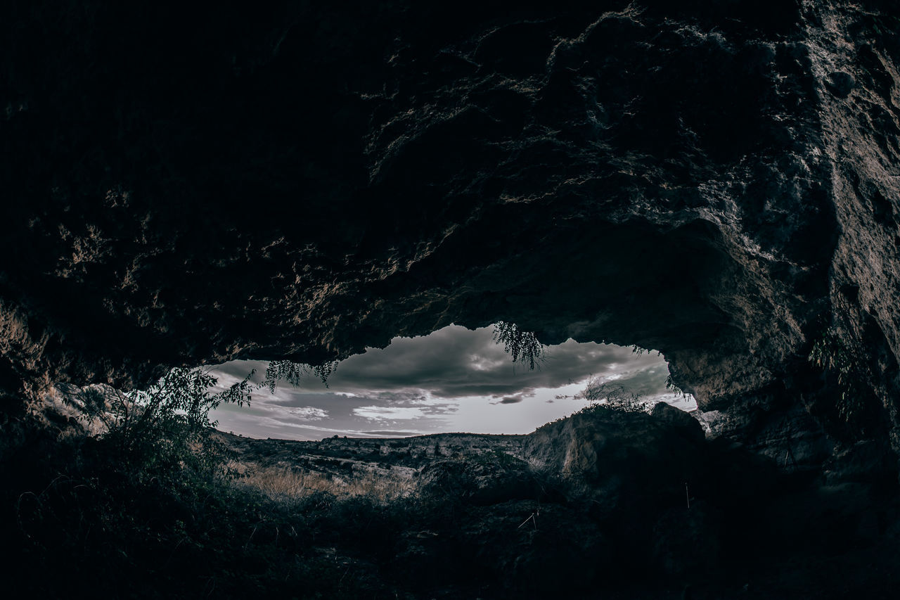darkness, water, nature, cave, no people, environment, beauty in nature, sea, outdoors, land, scenics - nature, night, landscape, cold temperature, dark, mountain, moonlight, earth