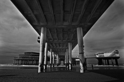 Built structure against cloudy sky