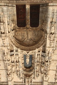 Low angle view of historical building