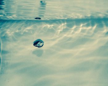 Hot air balloon in water