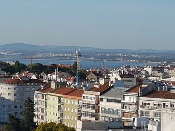 High angle view of cityscape