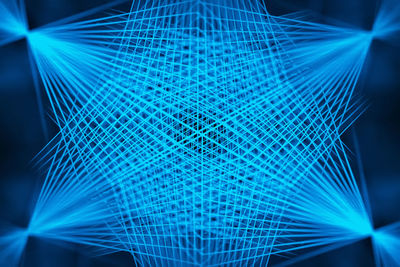 Close-up of light trails against black background