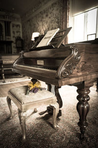 Empty chairs and tables