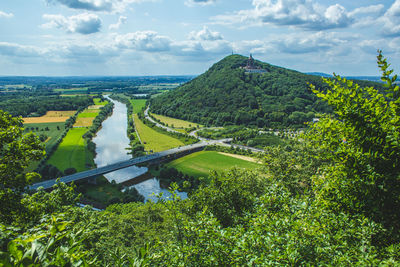 Scenic view of landscape against sky