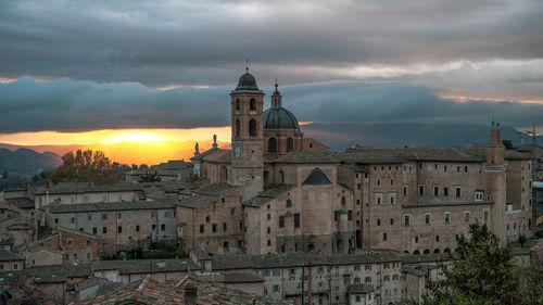 Buildings in city