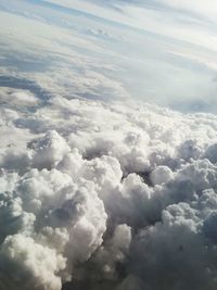 Low angle view of clouds in sky