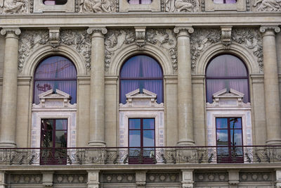 Low angle view of historical building