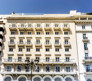 Low angle view of building against sky