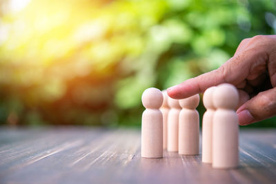 Close-up of hand holding pills