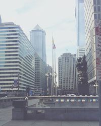 City skyline against sky