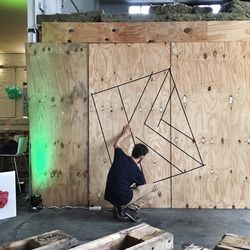 Full length of woman standing by railing