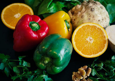 Close-up of bell peppers