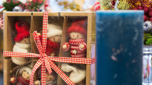 Close-up of christmas decoration