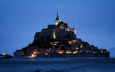 Mt. saint michel by night