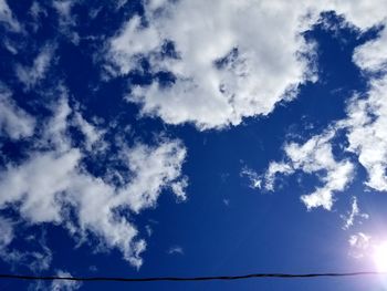 Low angle view of sky