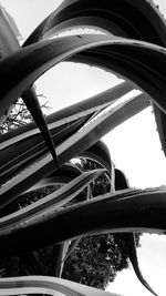 Low angle view of bridge against sky