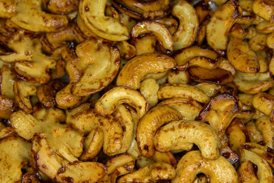 Full frame shot of cashews