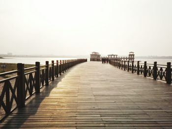 Pier on sea