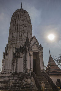 Low angle view of a temple