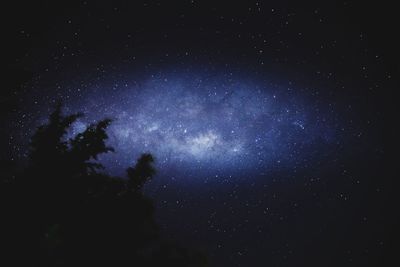 Low angle view of stars in sky