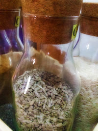 Close-up of food on tray