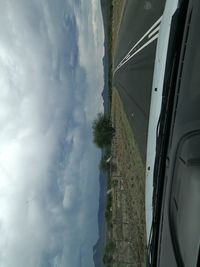 Panoramic view of road against sky