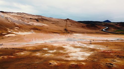 Natural hot springs in iceland