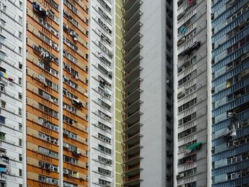 Apartment buildings in city