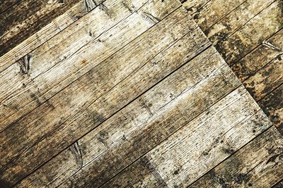 Full frame shot of wooden table