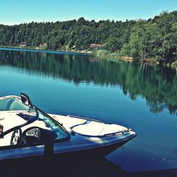 Scenic view of calm lake