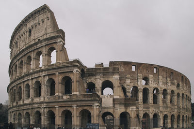 Low angle view of historical building against sky