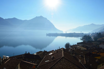 Panoramic view of city against sky