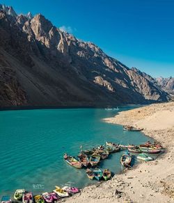 Panoramic view of beach