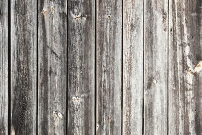 Full frame shot of wooden fence