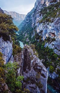 Scenic view of mountains