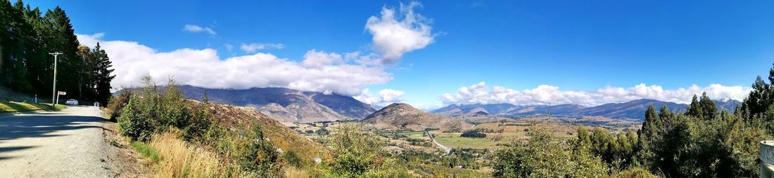 Panoramic view of landscape against sky