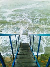 Pier leading to sea