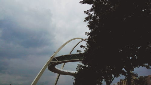 Low angle view of tree against sky