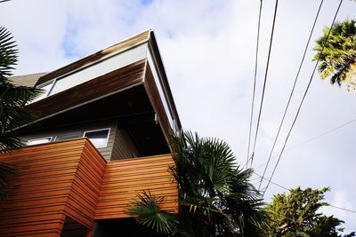 Low angle view of building against sky