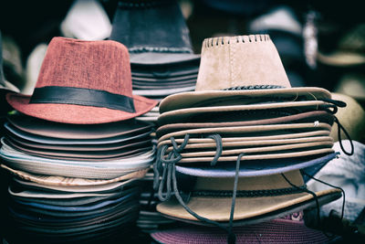 Close-up of shoes for sale