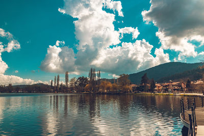 Panoramic view of buildings in city