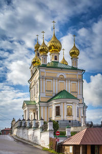 Church of the resurrectionm in plyos city center, russia