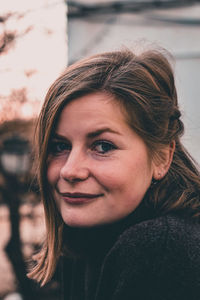 Portrait of a smiling young woman