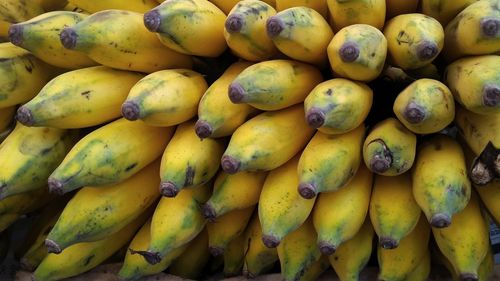 Full frame shot of fruits for sale at market stall
