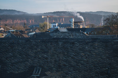 View of built structures against the sky