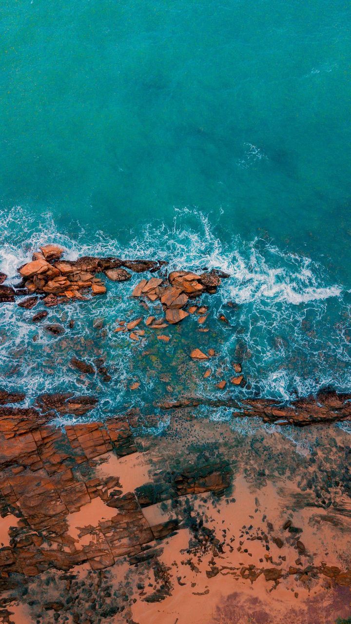 AERIAL VIEW OF SEA