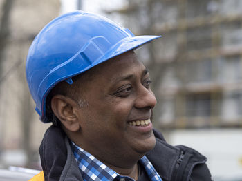 Portrait of young man wearing hat